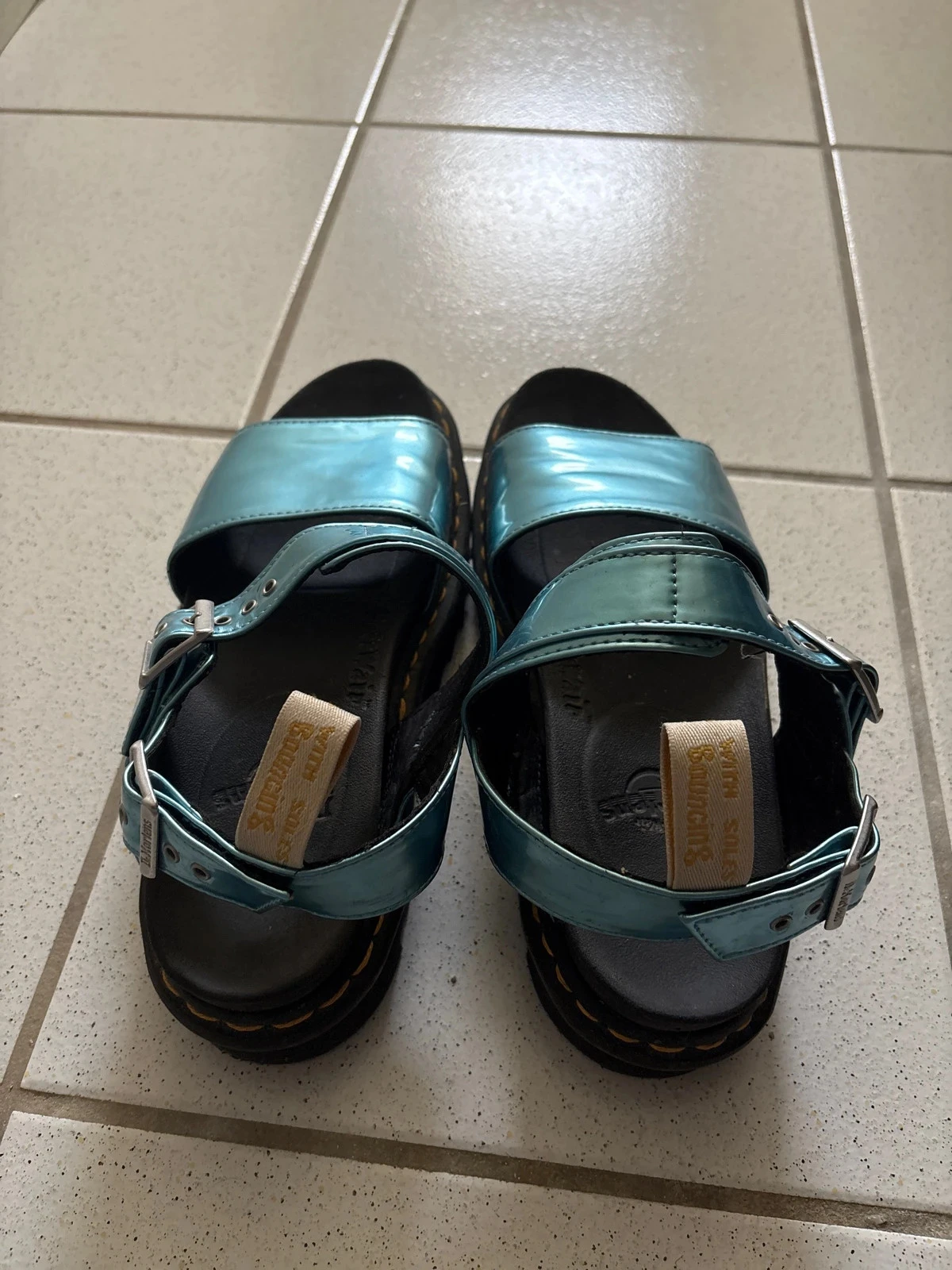 Sandales bleus Dr.Martens – photo 3